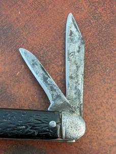 Pre WWII Providence Cutlery Co Two Blade Mid Century Pen Knife