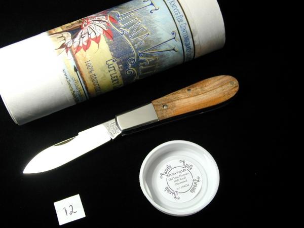 Tuna Valley Cutlery Bethlehem Holy Land Olivewood Barlow Knife Super Rare 1 of 60 COA USA Made