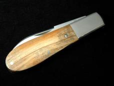 Tuna Valley Cutlery Bethlehem Holy Land Olivewood Barlow Knife Super Rare 1 of 60 COA USA Made