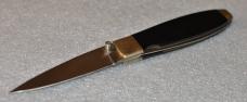 FLT-1 Seki Japan Folder Black Micarta Liner Lock 1980's Mint Nickel Bolsters Black Jack Product 