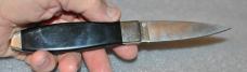 FLT-1 Seki Japan Folder Black Micarta Liner Lock 1980's Mint Nickel Bolsters Black Jack Product 