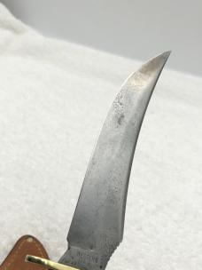 Vintage western Fixed Blade Sheath Knife W-39 Made In USA Excellent Used Condition