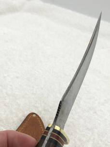 Vintage western Fixed Blade Sheath Knife W-39 Made In USA Excellent Used Condition