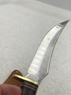 Vintage western Fixed Blade Sheath Knife W-39 Made In USA Excellent Used Condition
