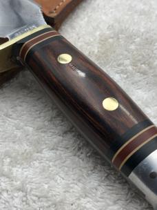 Vintage western Fixed Blade Sheath Knife W-39 Made In USA Excellent Used Condition