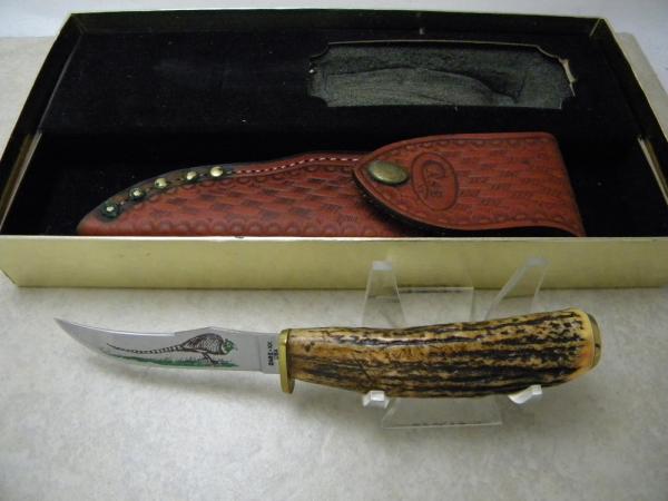 Case XX USA Stag 523 3 1/4 Pheasant Fixed Blade Knife w/Sheath