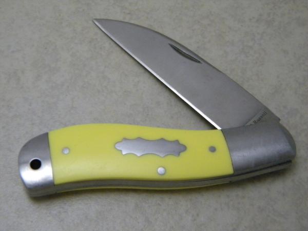 A.G. Russell Yellow Wharncliffe Jack Knife A.G. Russell Yellow Wharncliffe Jack Knife
