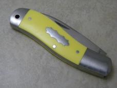 A.G. Russell Yellow Wharncliffe Jack Knife 