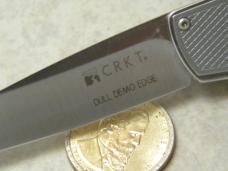 Columbia River Knife & Tool CRKT Kommer Fulcrum Linerlock Knife - Dull Demo Edge