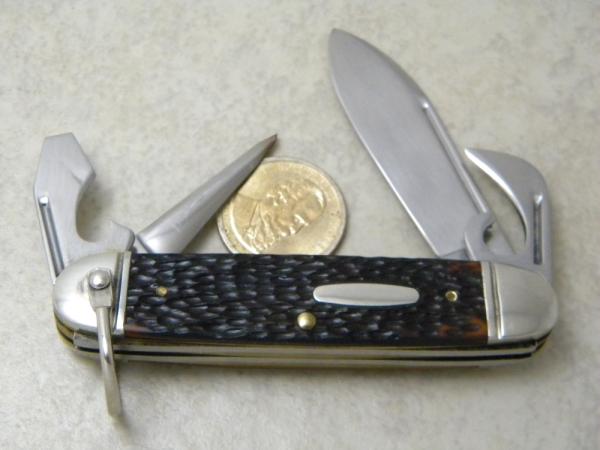 Western USA 901 Delrin Camp Scout Utility Knife & Leather Strap c.1981 - NIB 