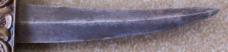 Small antique unmarked (French ??) DAGGER with spiral carved Ivory handle