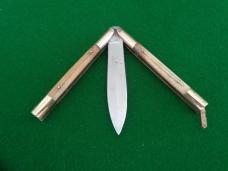 c. 1940's PHILIPPINE WWII Double Edge Dagger Balisong Batangas Butterfly Knife
