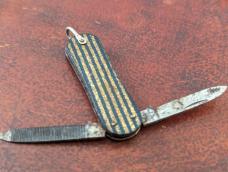 A.W. Wadsworth & Sons Black And Gold Gentleman's Knife 