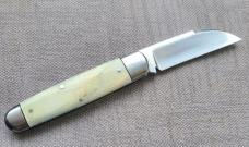 Kroo Warthog Tusk Ivory Sleeveboard...Rwl34..3.75..bolsters&caps...G10 liners..fileworked...coa/slip