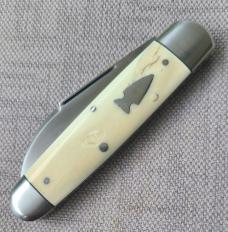 Kroo Warthog Tusk Ivory Sleeveboard...Rwl34..3.75..bolsters&caps...G10 liners..fileworked...coa/slip