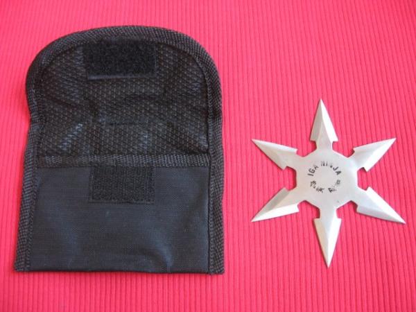Vintage Throwing Star with Pouch