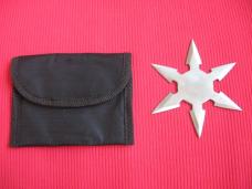 Vintage Throwing Star with Pouch