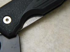 Boker Solingen Germany Black Linerlock Knife 