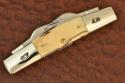 RARE 1 of 20 QUEEN CUTLERY USA MASTODON IVORY JUMBO CONGRESS KNIFE