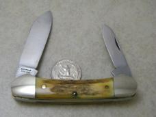 IXL Schrade Wostenholm Sheffield England Stag Canoe Knife