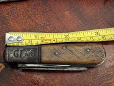 Rare George Furness GF&S Bone Handle Barlow Single Blade