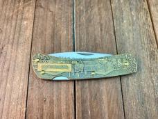 Camillus Cutlery Brass Lockback “Kar Products” Promotional Knife 