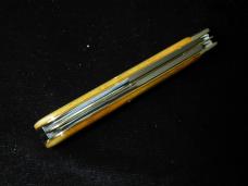 Great Eastern Cutlery GEC Smooth Antique Yellow Camel Bone Horse Rancher Knife 391224 NIT USA Made