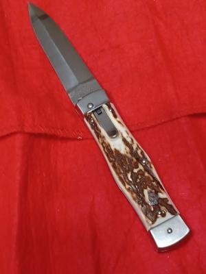 Mikov Stag Horn with rear bolster new.