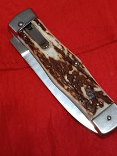 Mikov Stag Horn with rear bolster new.