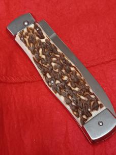 Mikov Stag Horn with rear bolster new.