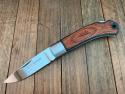 A.G. Russell Model 702M Lockback Seki Japan Pakkawood and Molded Nylon