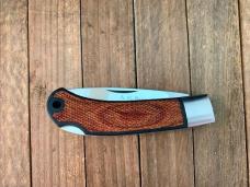 A.G. Russell Model 702M Lockback Seki Japan Pakkawood and Molded Nylon