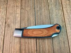 A.G. Russell Model 702M Lockback Seki Japan Pakkawood and Molded Nylon