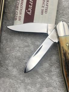 Case XX / C. Platts' Sons Cutlery Co 2005 #06369 3 Blade Whittler With Stag Handles New In Box
