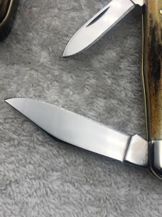 Case XX / C. Platts' Sons Cutlery Co 2005 #06369 3 Blade Whittler With Stag Handles New In Box