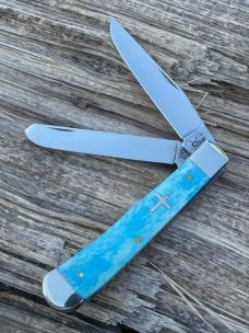 CASE XX ** SFO 2011 BLUE SMOOTH CROSS SHIELD TRAPPER