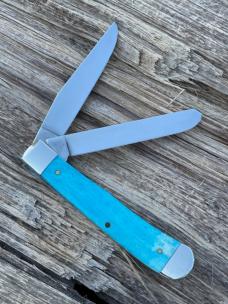 CASE XX ** SFO 2011 BLUE SMOOTH CROSS SHIELD TRAPPER