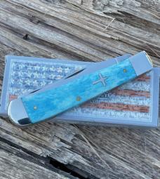 CASE XX ** SFO 2011 BLUE SMOOTH CROSS SHIELD TRAPPER