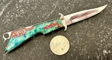 Russian Prison Knife (RPK) Switchblade, Miniature Swing Guard, Used 