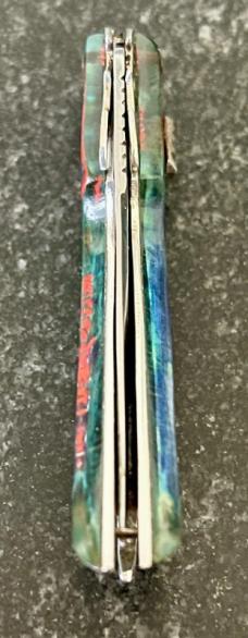Russian Prison Knife (RPK) Switchblade, Miniature Swing Guard, Used 
