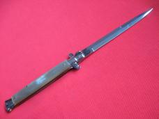 New Old Stock "INOX" 13 Inch Horn ITALIAN STILETTO Switchblade Knife