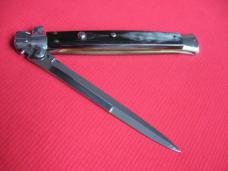 New Old Stock "INOX" 13 Inch Horn ITALIAN STILETTO Switchblade Knife