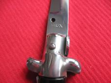 New Old Stock "INOX" 13 Inch Horn ITALIAN STILETTO Switchblade Knife
