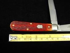 Great Eastern Cutlery GEC Indian Paintbrush Worm Groove Bone Horse Rancher Knife 391224 NIT USA Made