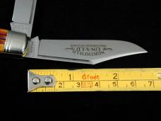 Great Eastern Cutlery GEC Indian Paintbrush Worm Groove Bone Horse Rancher Knife 391224 NIT USA Made