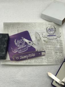 Queen City Cutlery Co Limited Edition 80Th Anniversary 1922-2022 2 Blade Jack Only 500 Made