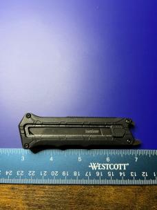 Kershaw Interstellar Manual Sliding Button Lock OTF Knife Black (2.7" Blackwash)