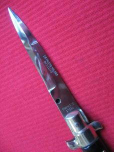 Rare Vintage Early ESTILETO MILANO RIZZUTO Picklock Stiletto Switchblade Knife