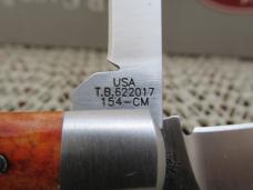 Case XX 2017 Tony Bose 1 of 275 Chestnut Bone Eureka Jack Pattern # TB622017   154CM