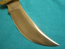 VINTAGE CUSTOM INVERTED STAMP BUCK KALINGA USA PRE '73 FIXED BLADE SKINNING KNIFE KNIVES SHEATH OLD